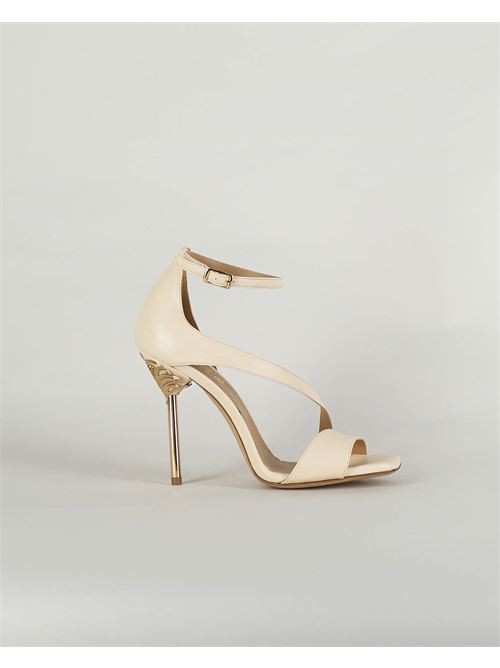 Leather sandals with gold heel Wo Milano WO MILANO | Sandals | 5503